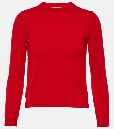 Extreme Cashmere Kid Cropped Cashmere-blend Sweater In Heart