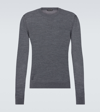 Tom Ford Cashmere Knitted Jumper In Light Charcoal