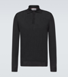 BRUNELLO CUCINELLI WOOL AND CASHMERE POLO SWEATER
