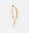 Anita Ko 18kt Gold Single Earring With Diamonds In Gold