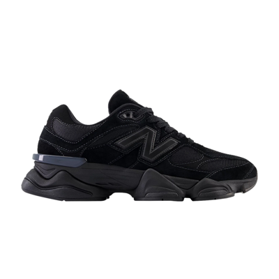Pre-owned New Balance 9060 'triple Black Suede'