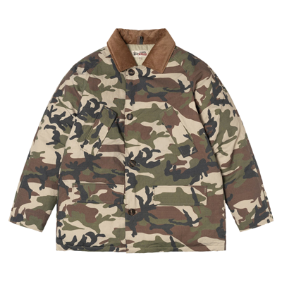 Pre-owned Stussy X Denim Tears Ripstop Down Army Jacket 'camo' In Multi-color