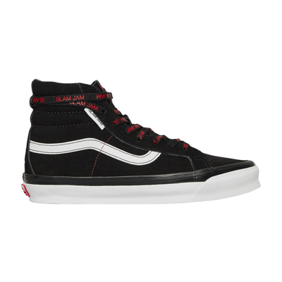 Pre-owned Vans Slam Jam X Og Sk8-hi Reissue Lx '(un)corporate Uniforms' In Black