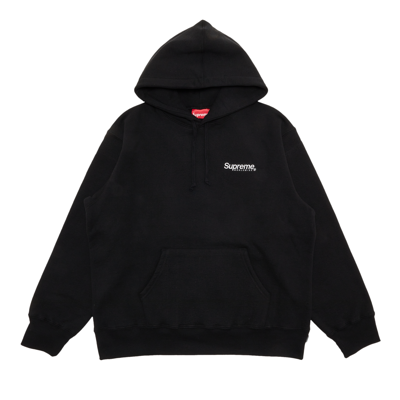 Pre-owned Supreme Worldwide Hooded Sweatshirt 'black'