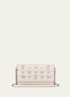 Christian Louboutin Womens Leche Paloma Leather Wallet-on-chain In Leche/multi