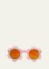 MOLO GIRL'S SOLEIL FLORAL-SHAPED SUNGLASSES