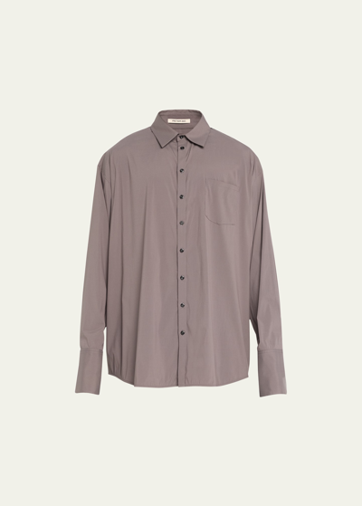 Peter Do Grey Viscose Classic Peter Shirt