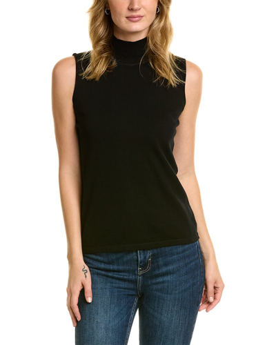 Edinburgh Knitwear Sleeveless Sweater In Black