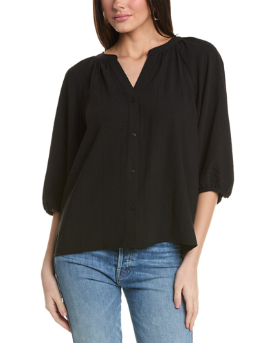 Vince Camuto Raglan Blouse In Black