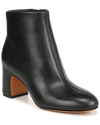 Vince Terri Leather Block-heel Booties In Black