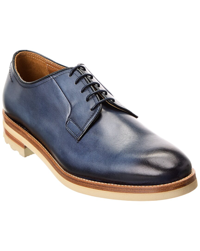 M By Bruno Magli Vitterbo Leather Loafer In Blue