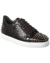 CHRISTIAN LOUBOUTIN CHRISTIAN LOUBOUTIN VIEIRA 2 CROC-EMBOSSED LEATHER SNEAKER