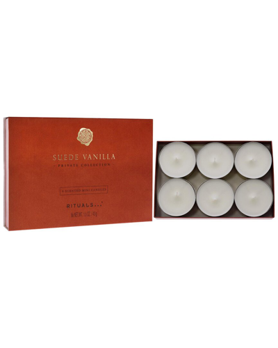 Rituals Suede Vanilla Mini Scented Candles In Red