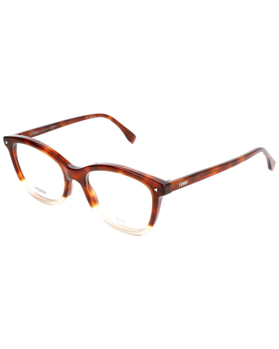 Fendi Women's Ff 0234 52mm Optical Frames In Brown