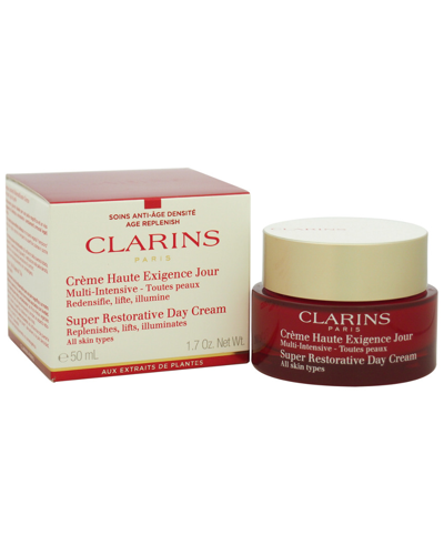 Clarins 1.7oz Super Restorative Day Cream For All Skin Types In Multicolor