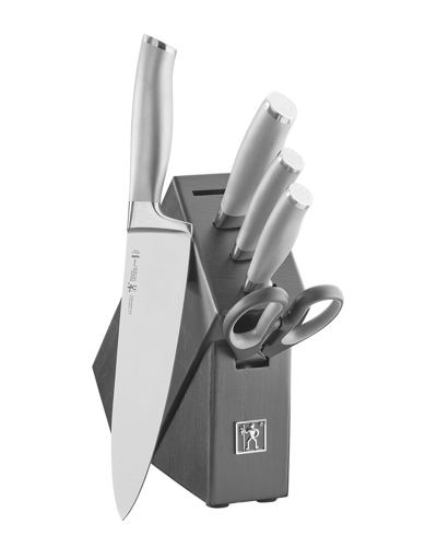 Zwilling J.a. Henckels Henckels Modernist 6pc Studio Knife Block Set In Gray