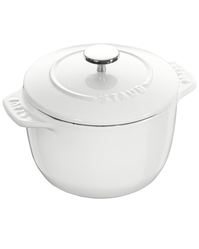 Staub Cast Iron Petite French Dutch Oven In White