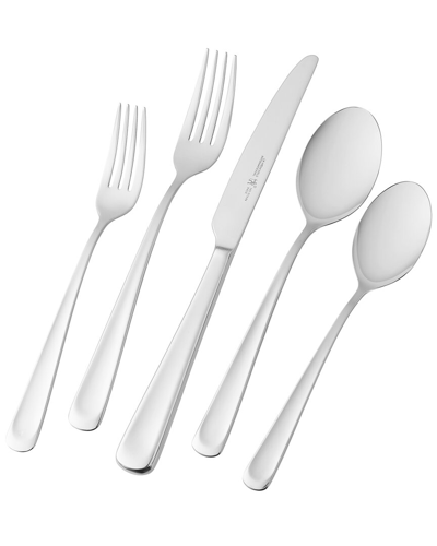 Zwilling J.a. Henckels Henckels Silvano 45pc 18/10 Stainless Steel Flatware Set In Metallic