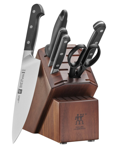 Zwilling J.a. Henckels Zwilling Ja Henckels Pro 7pc Knife Block Set In Black