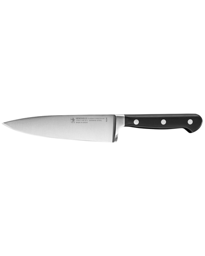Zwilling J.a. Henckels Henckels Classic Precision 6in Chef's Knife In Black