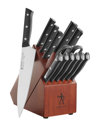 Zwilling J.a. Henckels Henckels Everedge Solution 14pc Knife Block Set In Black