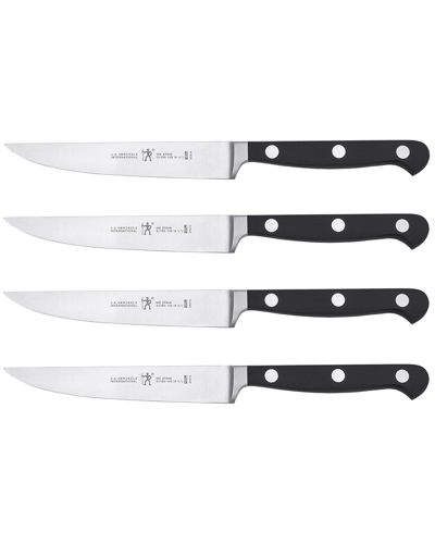 Zwilling J.a. Henckels Henckels Classic 4pc Steak Knife Set In Black