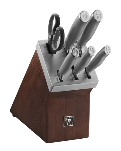 Zwilling J.a. Henckels Henckels Modernist 7pc Self-sharpening Block Set In Brown