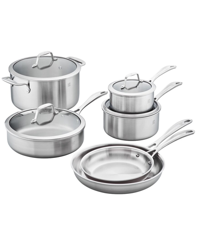 Zwilling J.a. Henckels Zwilling Ja Henckels Spirit 3-ply 10pc Stainless Steel Cookware Set