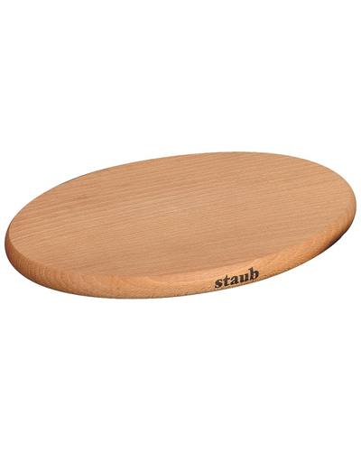 STAUB STAUB 8.25IN OVAL MAGNETIC WOOD TRIVET