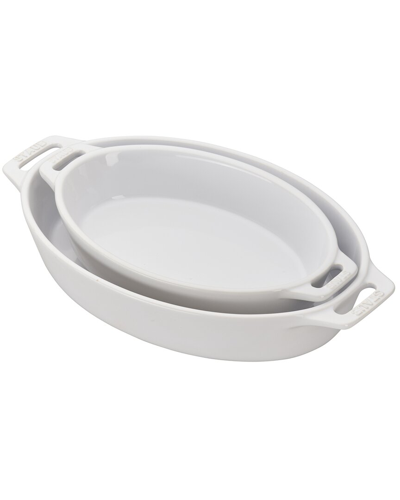 STAUB STAUB CERAMIC 2PC OVAL BAKING DISH SET