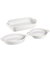 STAUB STAUB CERAMICS 3PC MIXED BAKING DISH SET