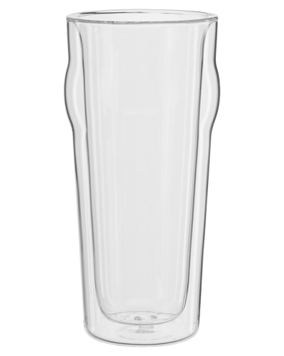Zwilling J.a. Henckels Zwilling Ja Henckels Sorrento 2pc Double-wall Pint Beer Glass Set In Transparent