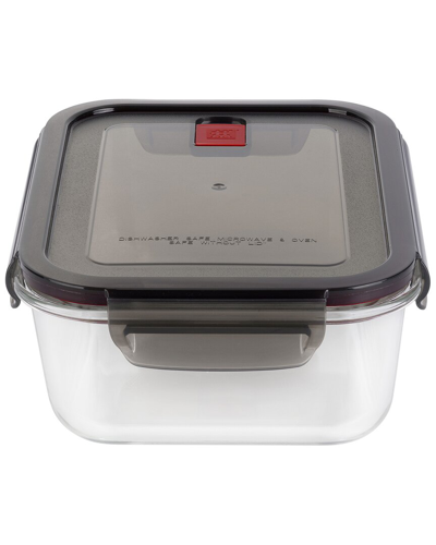 Zwilling J.a. Henckels Zwilling Ja Henckels Gusto Glass 1.47qt Rectangular Storage Container In Black
