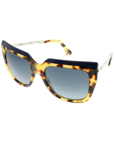 Fendi Women's Square 53mm Sunglasses In Grey