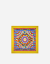 Dolce & Gabbana Four-seater Printed Linen Tablecloth In Multicolor