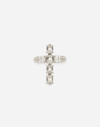 DOLCE & GABBANA RING WITH RHINESTONE-DETAILED CROSS