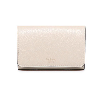 Mulberry Continental Trifold Wallet In Neutrals