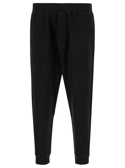 Dsquared2 Logo Printed Track Pants In Black