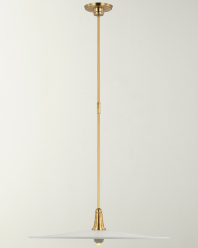 Visual Comfort Signature Truesdell 24" Pendant Light By Thomas O'brien In Gold