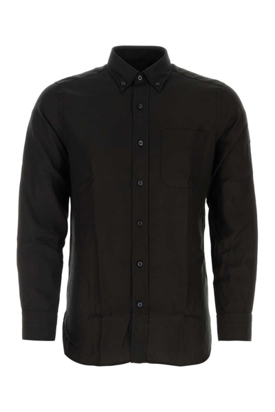 Tom Ford Buttoned Long In Black