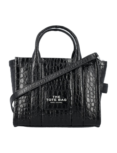 Marc Jacobs The Embossed Mini Tote Bag In Black
