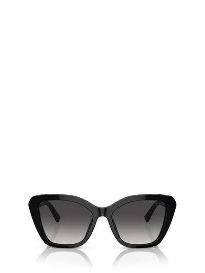 Ralph Lauren Eyewear Oval Frame Sunglasses In Black