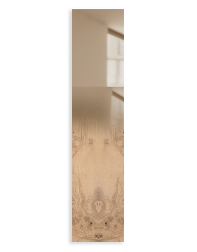 Formaminima Designer Decor & Lighting Mirror/zero Fading Wood, Revamp Ed.01 In Gold