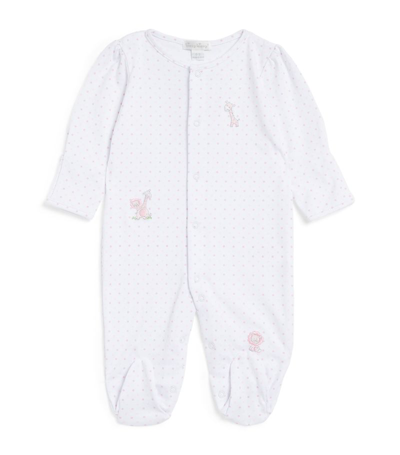 Kissy Kissy Pima Cotton Embroidered All-in-one (0-9 Months) In Pink