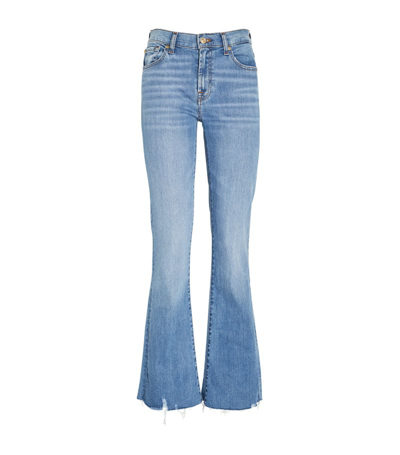 7 For All Mankind Tailorless Bootcut Jeans In Blue