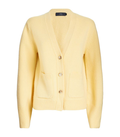 Arch 4 Organic Cashmere Janelle Cardigan In Yellow