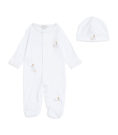 Kissy Kissy Pima Cotton All-in-one Set (0-9 Months) In White