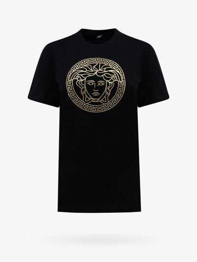 Versace T-shirt In Black