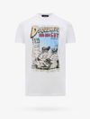 Dsquared2 Printed Cotton T-shirt In White