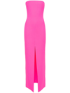 Solace London Strapless Maxi Dress In Multicolour